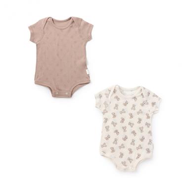 【弱酸性】半袖ボディースーツ