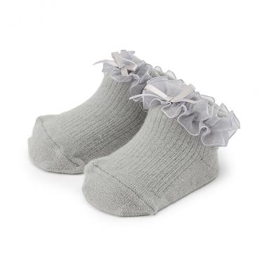 オーガンジーフリルカップソックス