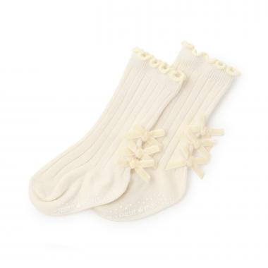 リボンハイソックス