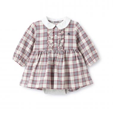 【POLO BCS】長袖シャツOPロンパース