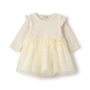 チュールドッキングOPロンパース