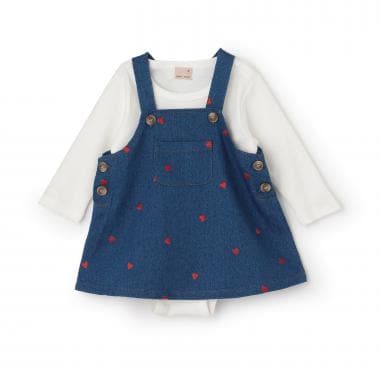 【リンク】刺しゅうサロペSKセットアップ