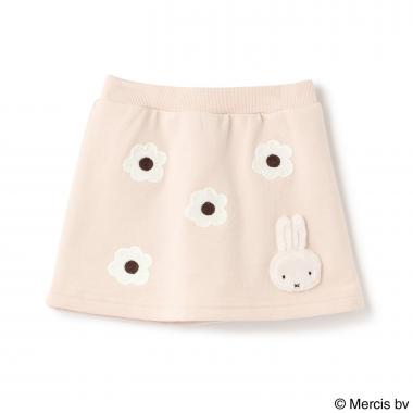 【miffy】お花刺しゅうスカパン