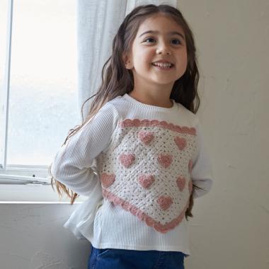 【リンク】クロシェドッキング長袖T