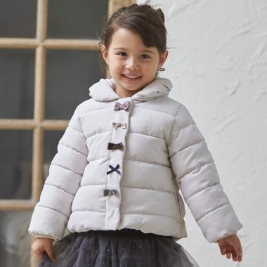 【洗える】中綿リボンジャケット