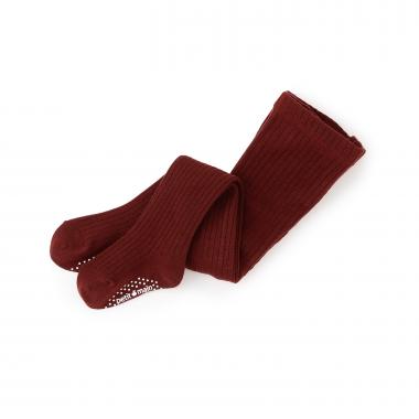 ウール混リブタイツ