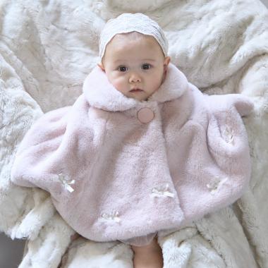 2WAY衿リボンファーケープ