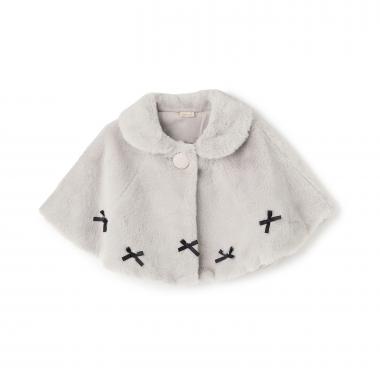 2WAY衿リボンファーケープ