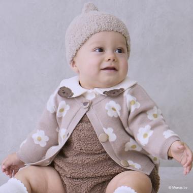 【dick bruna】花柄ニットカーディガン