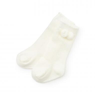 ぽんぽんつきハイソックス