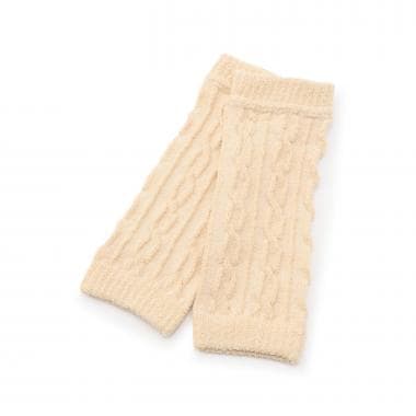 もこもこケーブルレッグウォーマー