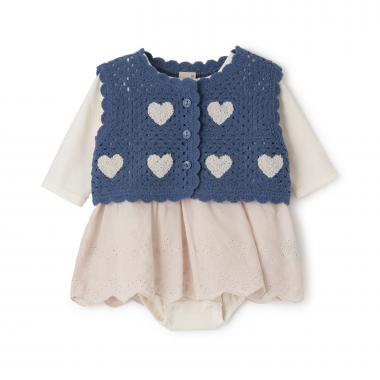 【リンク】クロシェベストつきロンパース