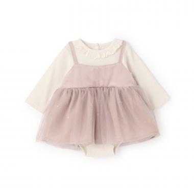 チュールOPロンパース