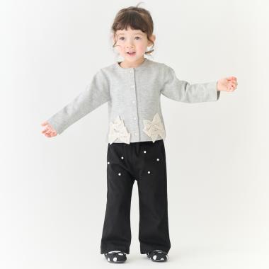 パールつきカットパンツ