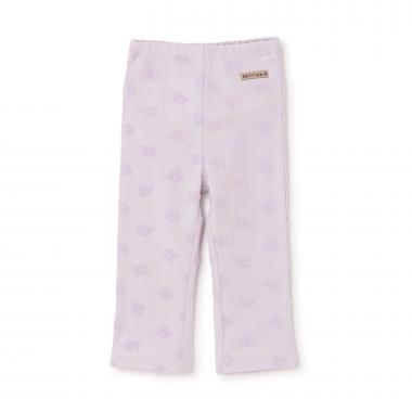 お花ジャカードフレアパンツ