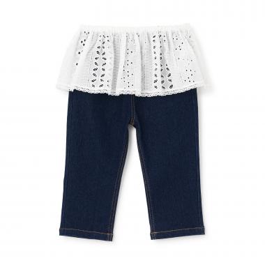 【リンク】レイヤードスカートパンツセット