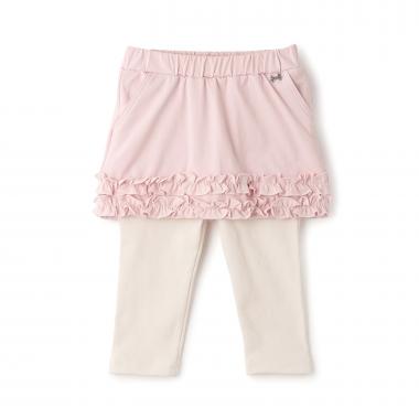 裾フリルレギンスつきスカート