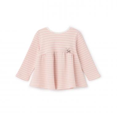 【オーガニック】ペプラム長袖Tシャツ