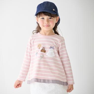 お洋服モチーフ長袖Tシャツ