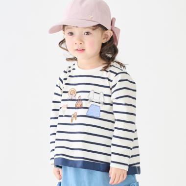 お洋服モチーフ長袖Tシャツ