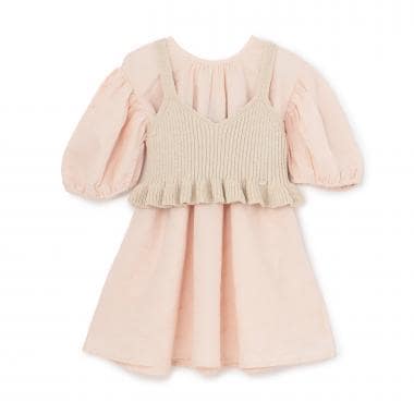 【リンク】レースワンピースビスチェセット