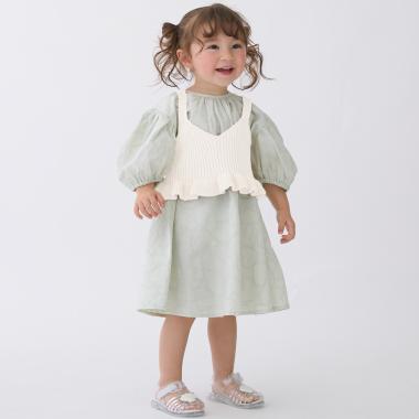 【リンク】レースワンピースビスチェセット