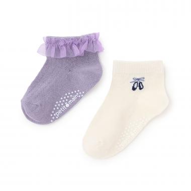 バレエショートソックス2P