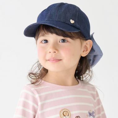 【UV加工】日よけリボンキャップ