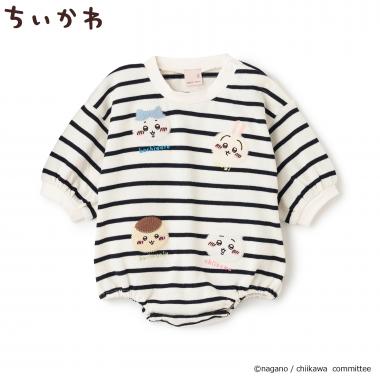 【アニメちいかわ】刺しゅうロンパース