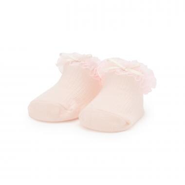 オーガンジーフリルカップソックス