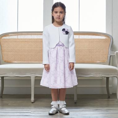 【フォーマル】レースOP+ノーカラーJKセット