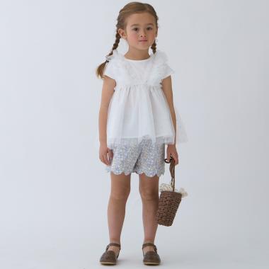 【防汚加工】スカラップショートパンツ