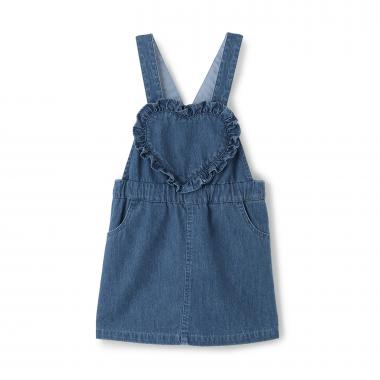 ハートサロペスカート