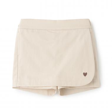 ハート刺しゅうラップスカパン