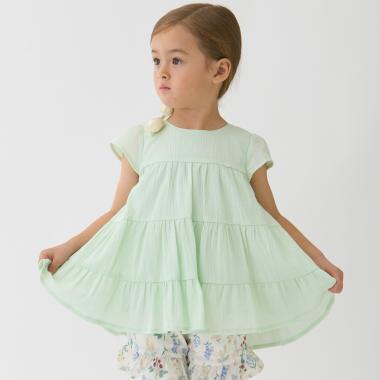 【スマイル/冷感/リンク】楊柳チュニック