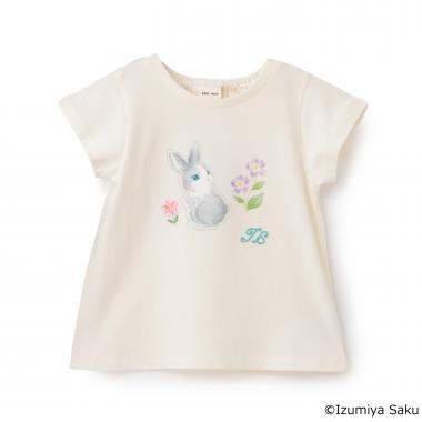 【イズミヤ サク】アニマルプリントTシャツ