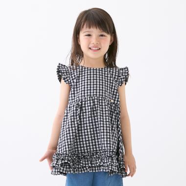 ハートギンガムチュニック