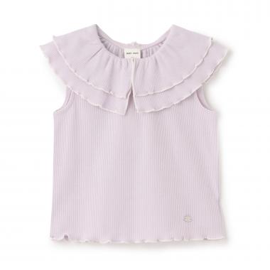 【接触冷感/リンク】メロー衿Tシャツ