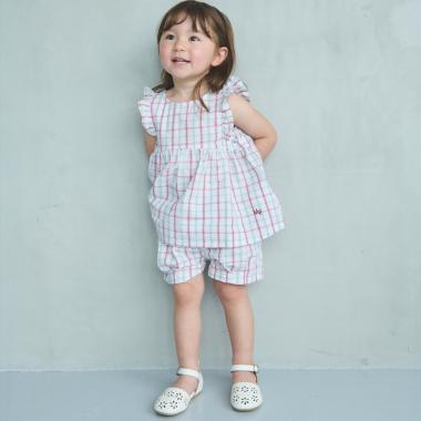 【藤本美貴コラボ】GIRLSチェックセットアップ