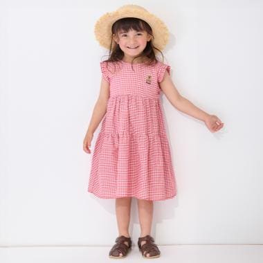 【POLO BCS/リンク】チェックワンピース