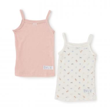 【弱酸性】メッシュキャミ肌着2P