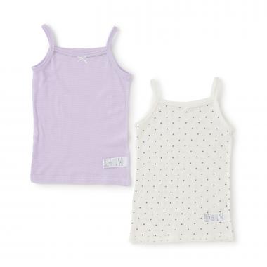 【弱酸性】メッシュキャミ肌着2P