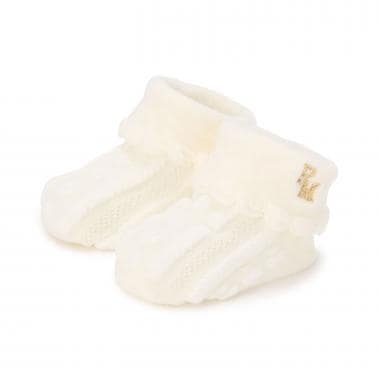 ラメ刺しゅうカップソックス