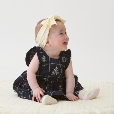 【リンク】インド綿モチーフ刺しゅうOPセットアップ