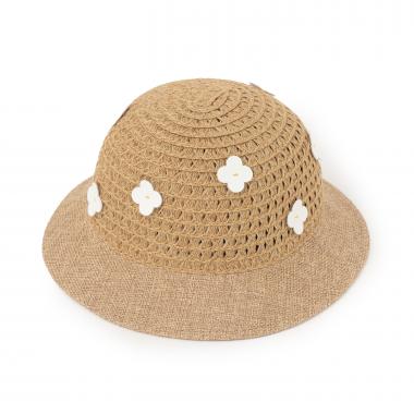 【リンク】お花つき雑材ハット