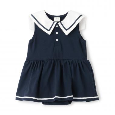 【WEB別注】セーラーOPロンパース