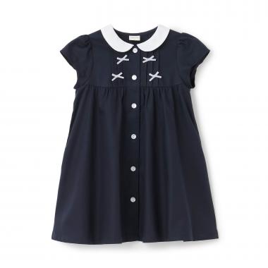 ちびリボンピンタックワンピース