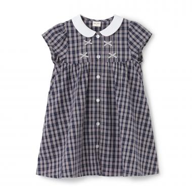 ちびリボンピンタックワンピース