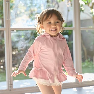 【SWIM】フリルラッシュガード