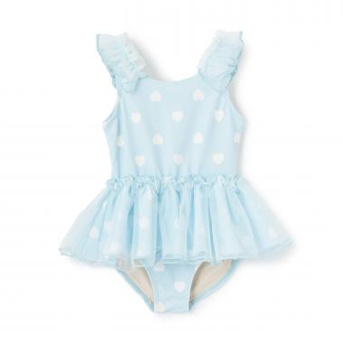 SWIM　チュールワンピース水着